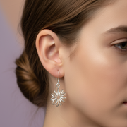 Blossom Link 925 Sterling Silver Earrings